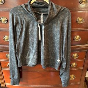 Vuori Dark Gray Patterned Hoodie